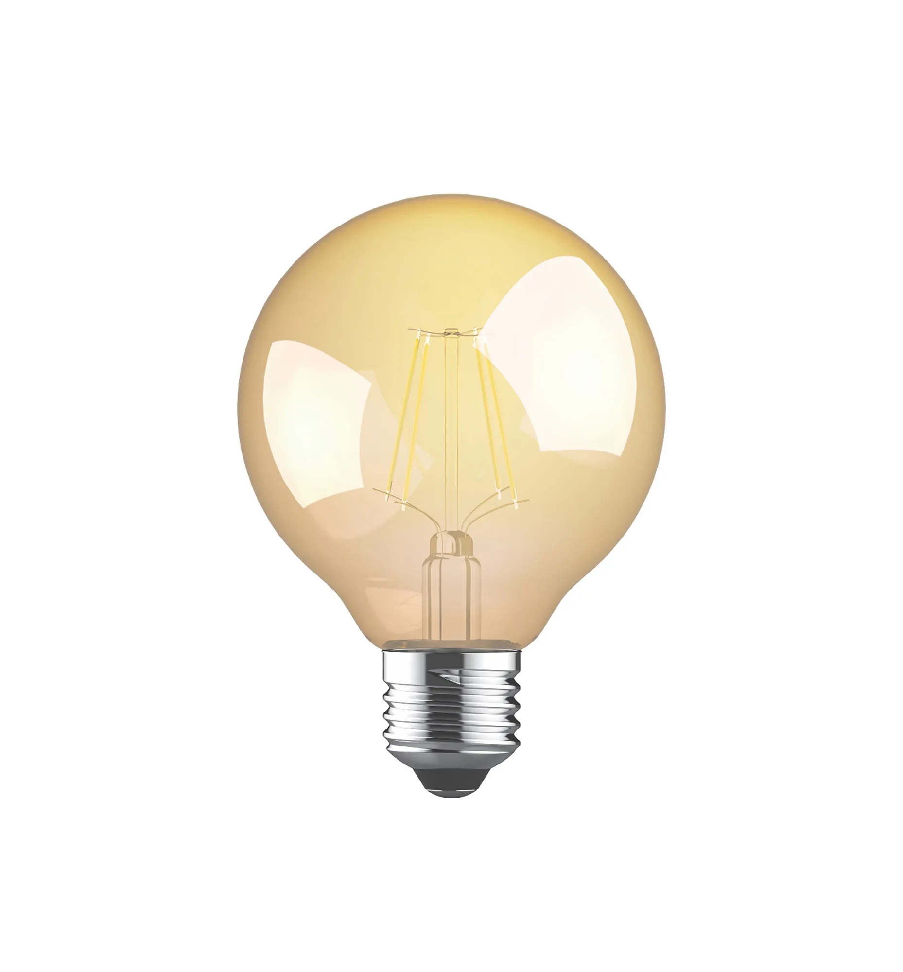 763626123  Value Vintage LED Globe 80mm E27 4W 2200K 330lm